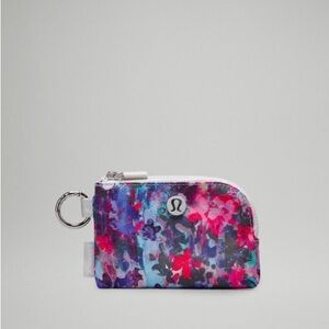 lululemon athletica Floral Keychain Pouch